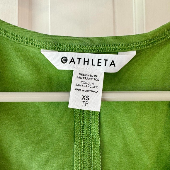 Athletes Sleeveless Green Top Size XS NWT - Picture 2 of 4